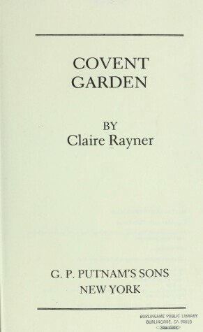 Book cover for Covent Garden