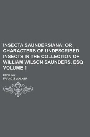 Cover of Insecta Saundersiana Volume 1; Diptera