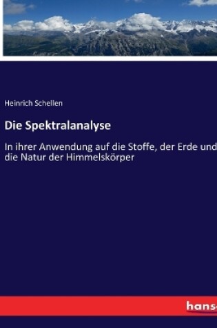 Cover of Die Spektralanalyse
