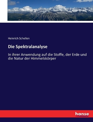 Book cover for Die Spektralanalyse