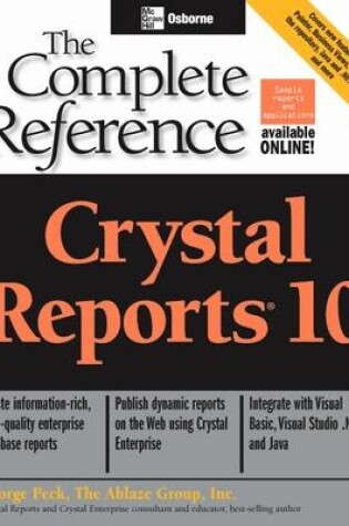 Cover of Crystal Reports 10: The Complete Reference