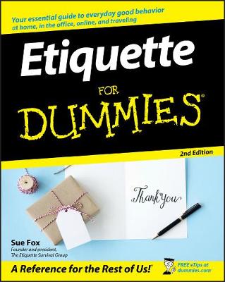 Book cover for Etiquette For Dummies