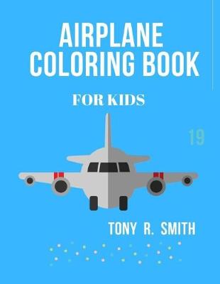 Book cover for Airplane Coloring Book for Kids