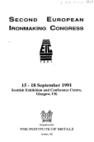 Cover of 2nd European Ironmaking Congress