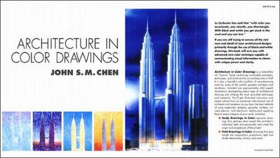 Book cover for Architecture in Color Drawings