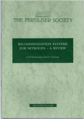 Book cover for Recommendation Systems for Nitrogen