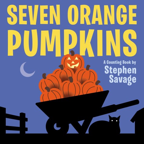 Book cover for Seven Orange Pumpkins board book