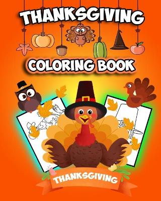 Book cover for Thanksgiving Coloring Book