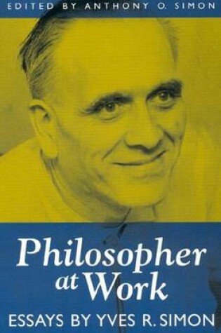Cover of Philosopher at Work