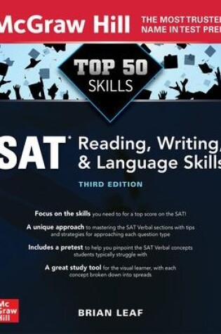 Cover of Top 50 SAT Reading, Writing, and Language Skills, Third Edition