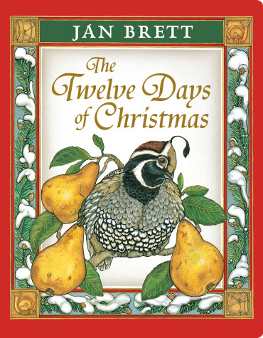 Book cover for The Twelve Days of Christmas (Oversized Lap Board Book)