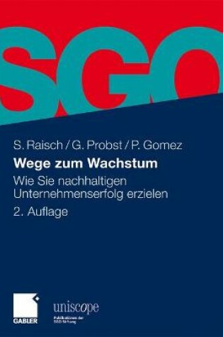 Cover of Wege zum Wachstum