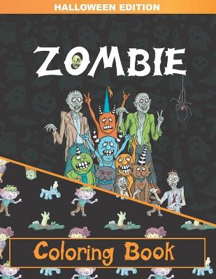 Book cover for Zombie Coloring Book