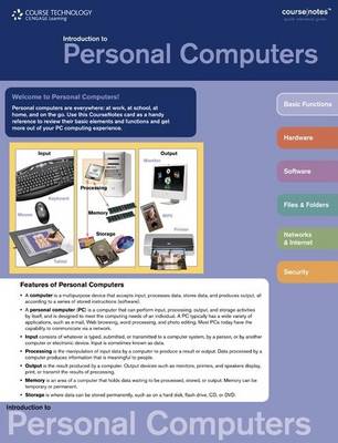 Cover of Introduction to Personal Computers Coursenotes