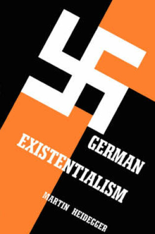 Cover of German Existentialism