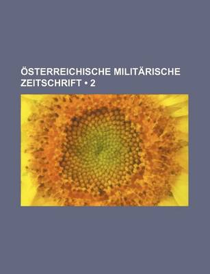 Book cover for Osterreichische Militarische Zeitschrift (2)