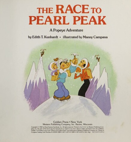 Book cover for The Race to Pearl Peak