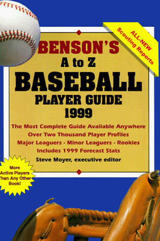 Cover of Bensons a Z Baseball Player Guide 99