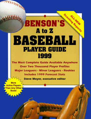 Book cover for Bensons a Z Baseball Player Guide 99