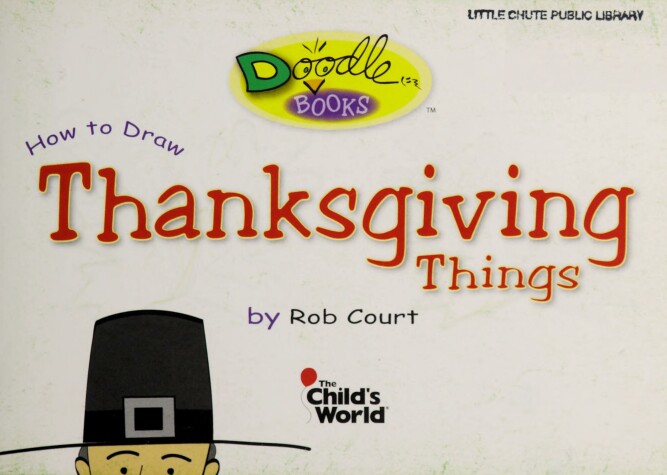 Book cover for How to Draw Thanksgiving Things