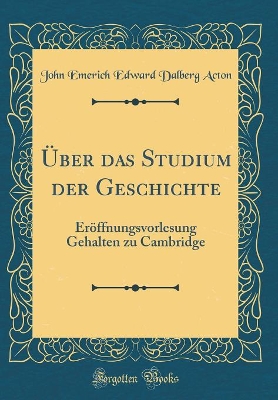 Book cover for UEber Das Studium Der Geschichte