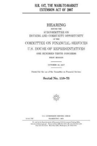 Cover of H.R. 647