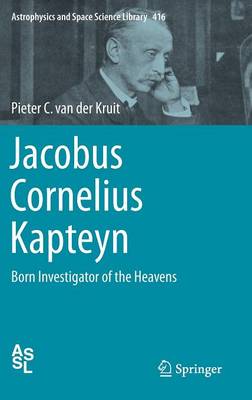 Book cover for Jacobus Cornelius Kapteyn