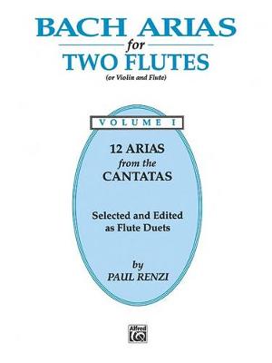 Book cover for Bach Arias for Two Flutes, Volume I