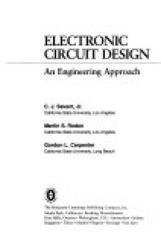 Cover of Electronic Circuit Design