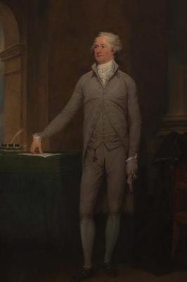 Book cover for Portrait of Alexander Hamilton by John Trumbull 1792 Journal