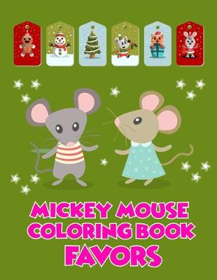 Book cover for Mickey Mouse Coloring Book Favors