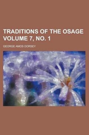 Cover of Traditions of the Osage Volume 7, No. 1