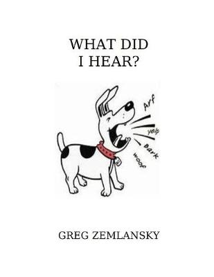 Book cover for What Did I Hear?