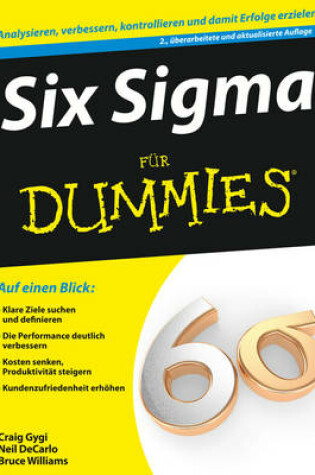 Cover of Six Sigma für Dummies