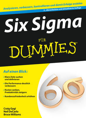 Book cover for Six Sigma für Dummies