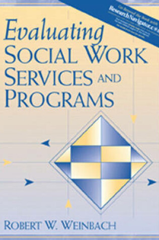 Cover of Evaluating Social Work Services and Programs