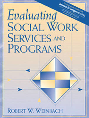 Book cover for Evaluating Social Work Services and Programs