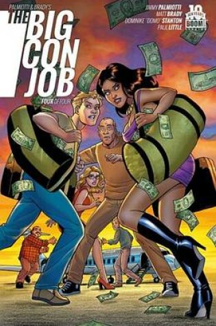 Cover of Palmiotti and Brady's the Big Con Job #4 (of 4)