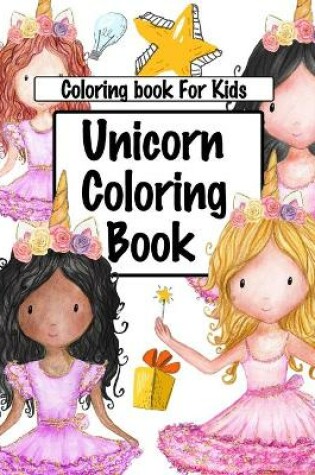 Cover of Unicorn Coloring Book