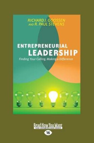 Cover of Entrepreneurial Leadership