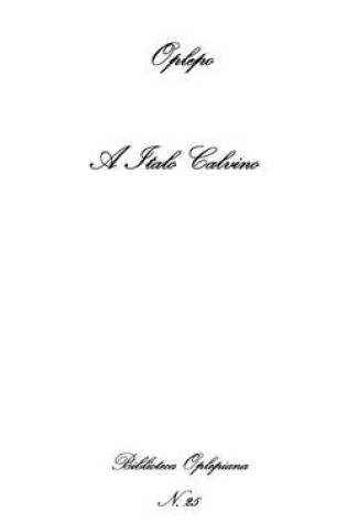 Cover of A Italo Calvino