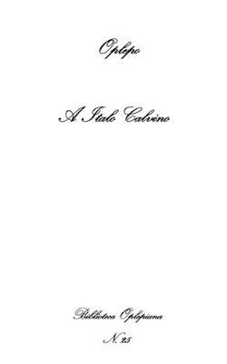 Cover of A Italo Calvino
