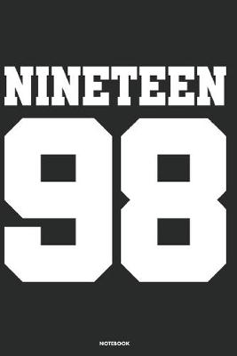 Book cover for Nineteen 98 Notebook