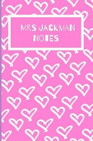 Cover of Mrs Jackman Notes