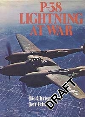 Book cover for P-38 Lightning At War