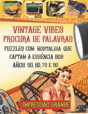 Book cover for Procura de palavras Vintage Vibes