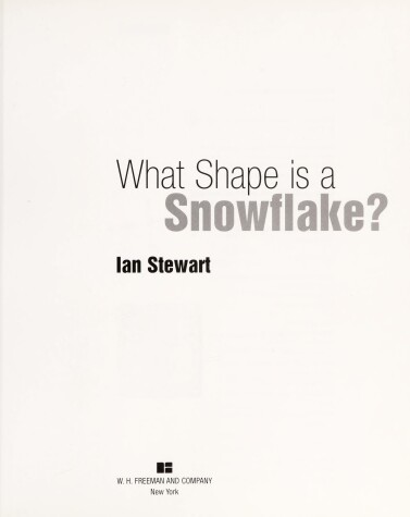 Book cover for What Shape Is a Snow Flake?