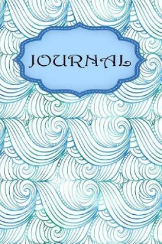 Cover of Blue Wavy Vibrant Journal