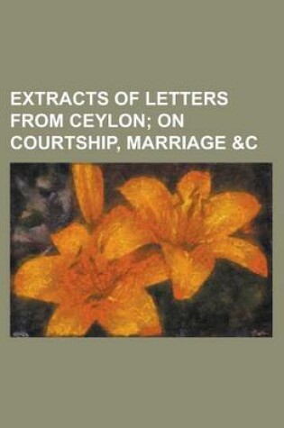 Cover of Extracts of Letters from Ceylon