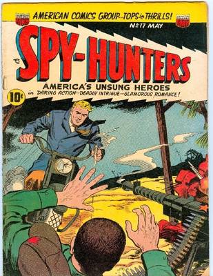 Book cover for Spy-Hunters Number 17 War Comic Book